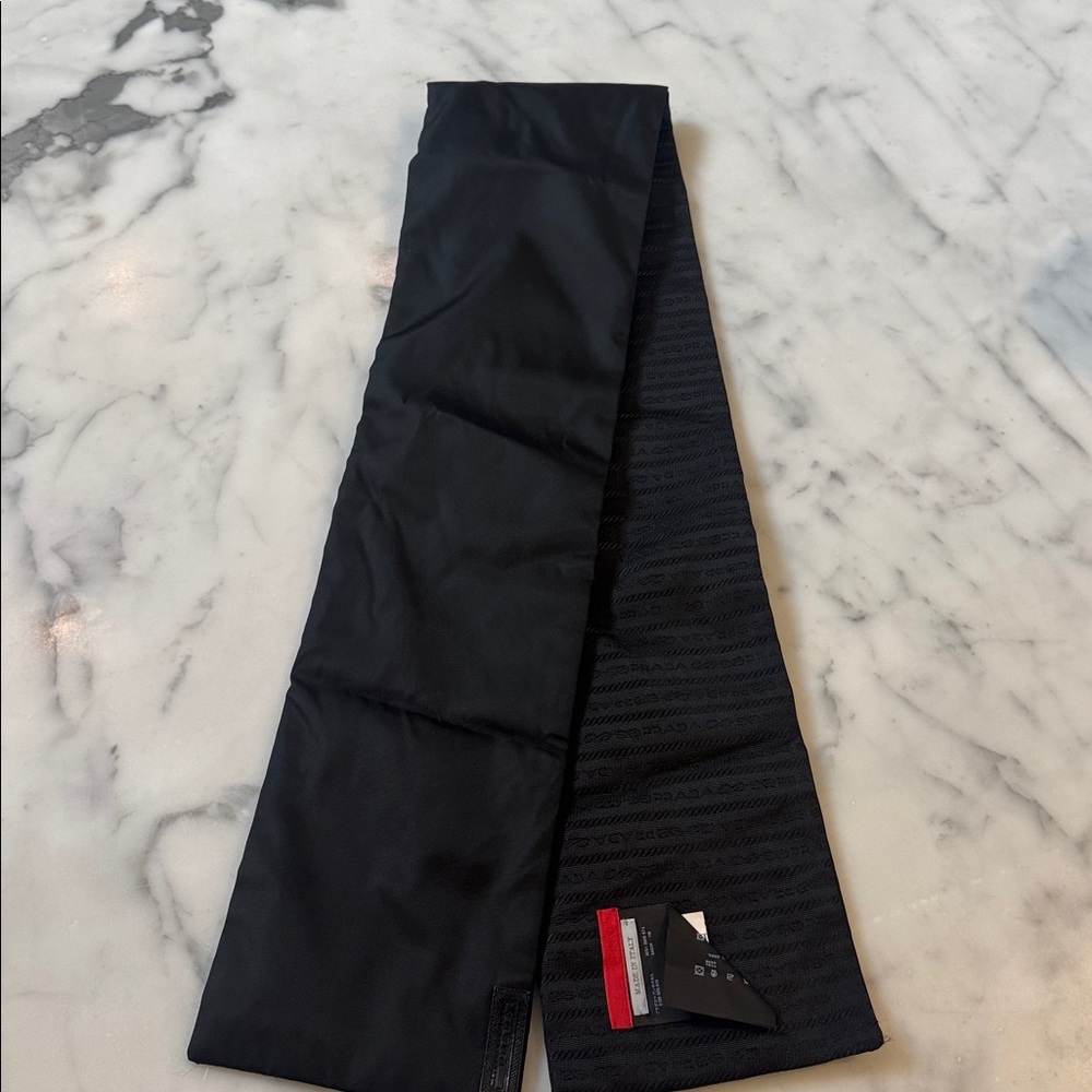 Prada Black Nylon Scarf